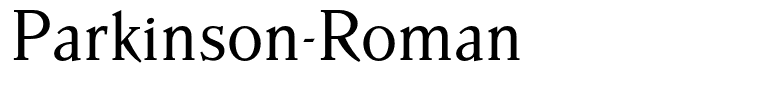 Parkinson-Roman
