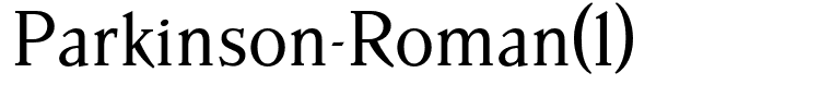 Parkinson-Roman(1)