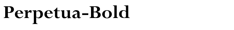 Perpetua-Bold