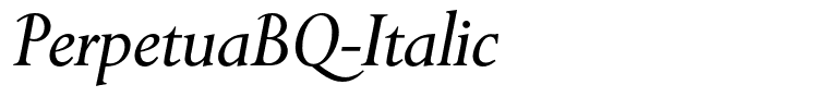 PerpetuaBQ-Italic