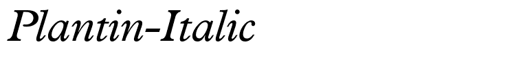 Plantin-Italic