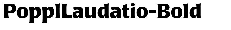 PopplLaudatio-Bold