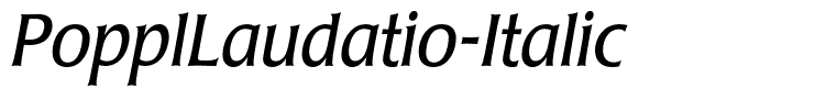 PopplLaudatio-Italic