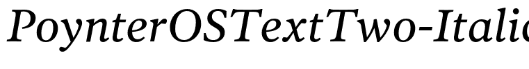 PoynterOSTextTwo-Italic