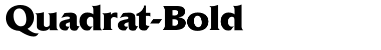 Quadrat-Bold