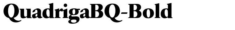 QuadrigaBQ-Bold