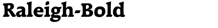 Raleigh-Bold