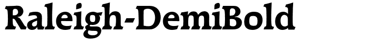 Raleigh-DemiBold