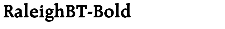 RaleighBT-Bold