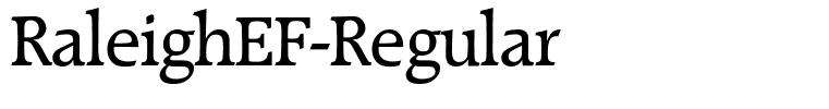 RaleighEF-Regular