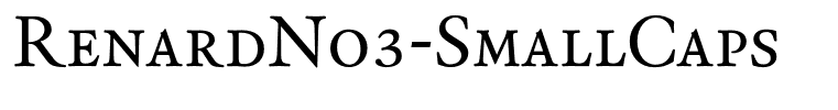 RenardNo3-SmallCaps