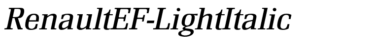 RenaultEF-LightItalic