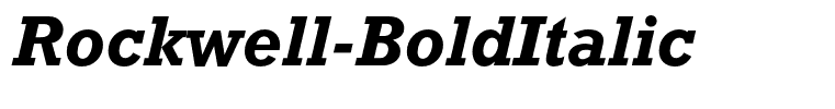 Rockwell-BoldItalic