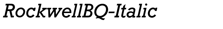 RockwellBQ-Italic