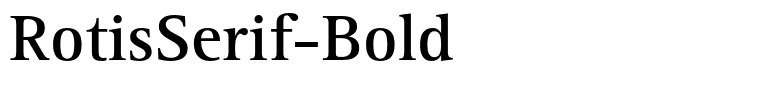 RotisSerif-Bold