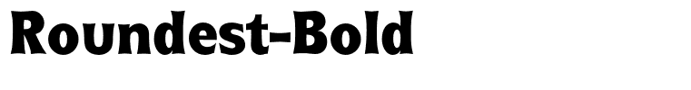 Roundest-Bold