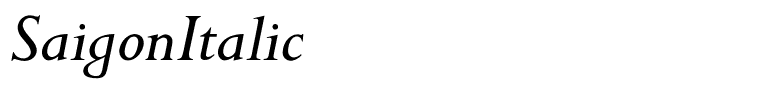 SaigonItalic