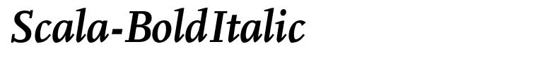Scala-BoldItalic