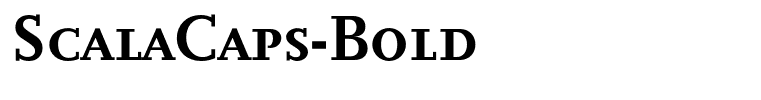 ScalaCaps-Bold