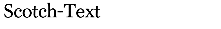 Scotch-Text