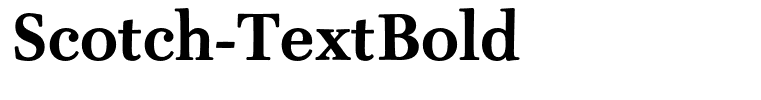 Scotch-TextBold