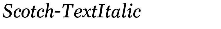 Scotch-TextItalic