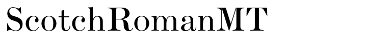 ScotchRomanMT