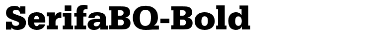 SerifaBQ-Bold