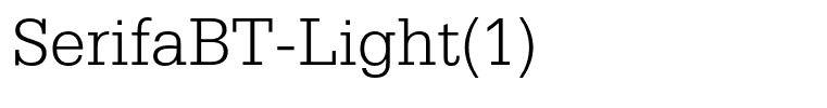 SerifaBT-Light(1)