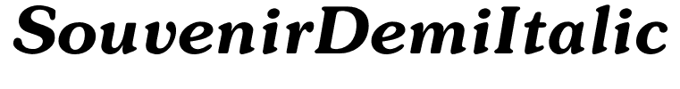SouvenirDemiItalic
