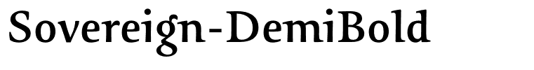 Sovereign-DemiBold