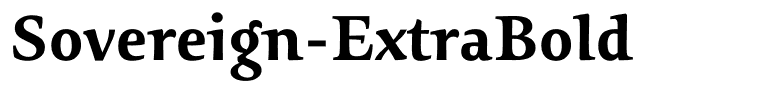 Sovereign-ExtraBold