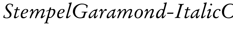 StempelGaramond-ItalicOsF