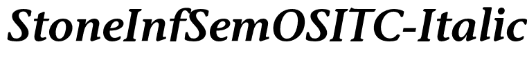 StoneInfSemOSITC-Italic