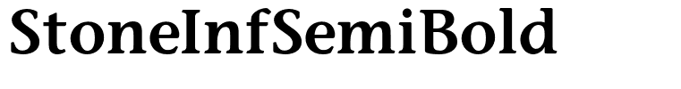 StoneInfSemiBold