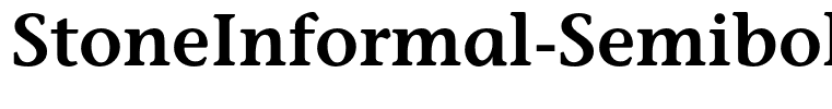 StoneInformal-Semibold