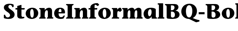 StoneInformalBQ-Bold