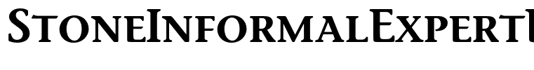 StoneInformalExpertBQ-SemiBold