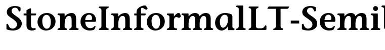 StoneInformalLT-Semibold