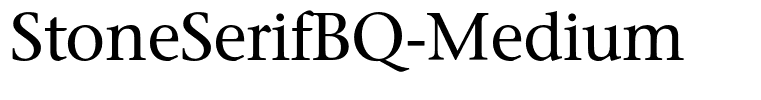 StoneSerifBQ-Medium