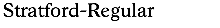 Stratford-Regular