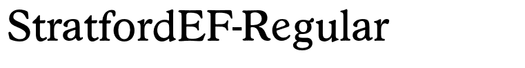 StratfordEF-Regular