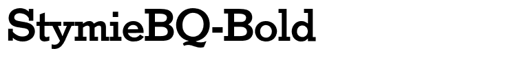 StymieBQ-Bold