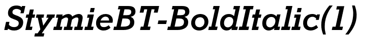StymieBT-BoldItalic(1)