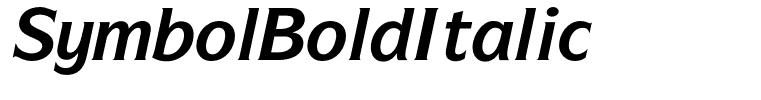 SymbolBoldItalic