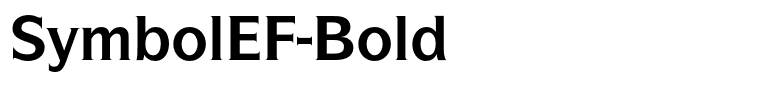 SymbolEF-Bold