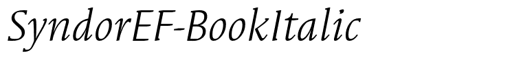 SyndorEF-BookItalic