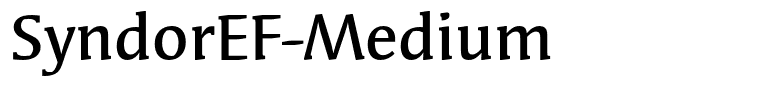 SyndorEF-Medium