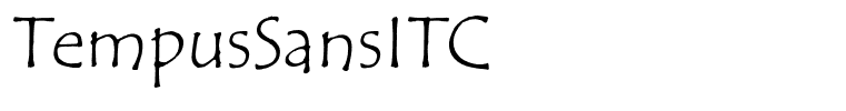 TempusSansITC