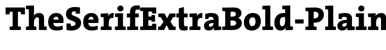TheSerifExtraBold-Plain